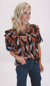Stroke of Genius Top (black)